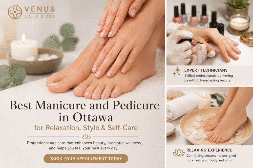 Best Manicure and Pedicure in Ottawa for Relaxation, Style & Self-Care best manicure and pedicure ottawa