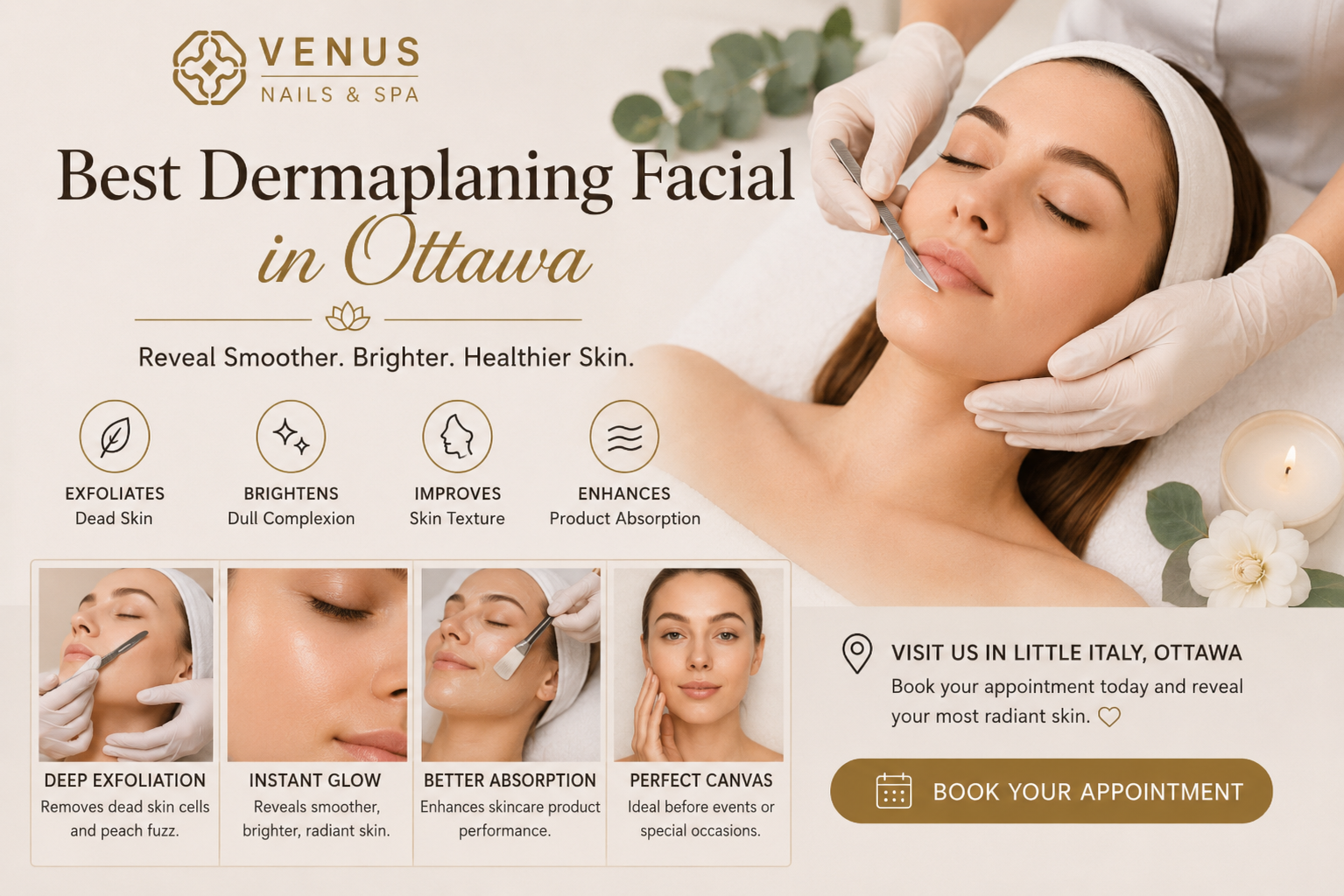 Dermaplaning Facial in Ottawa: The Secret to Smooth, Glass-Like Skin
