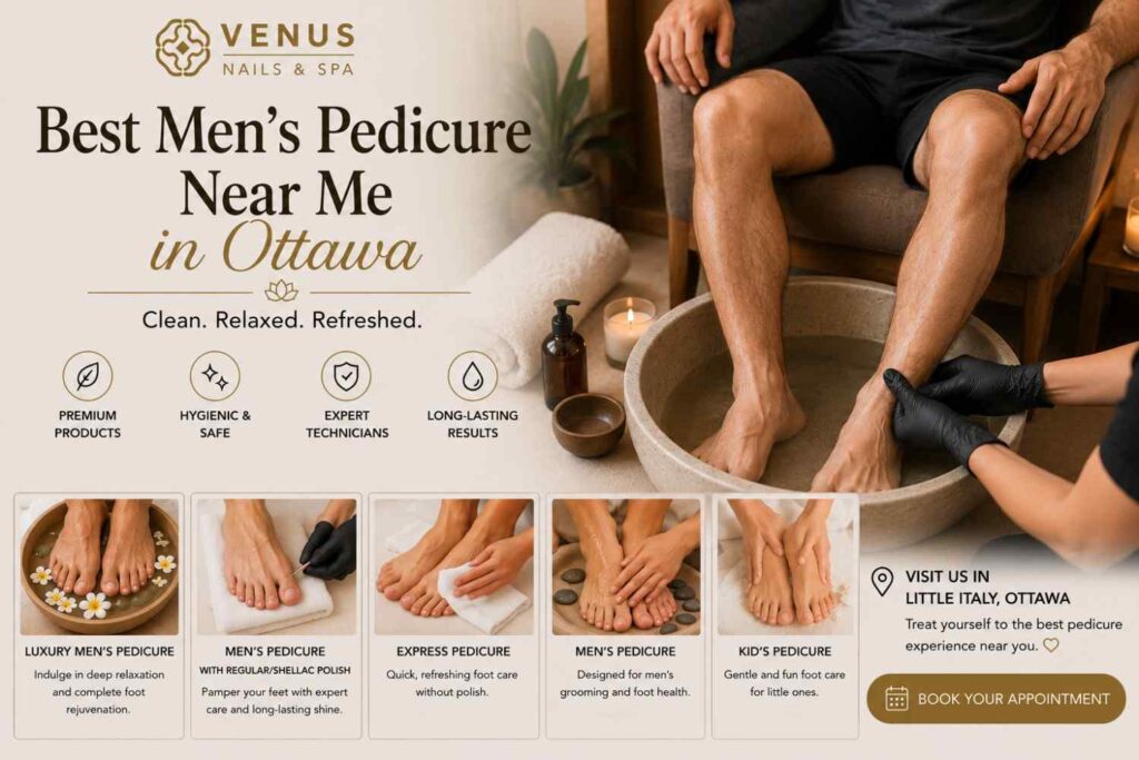 Men's Pedicure Near Me in Ottawa
